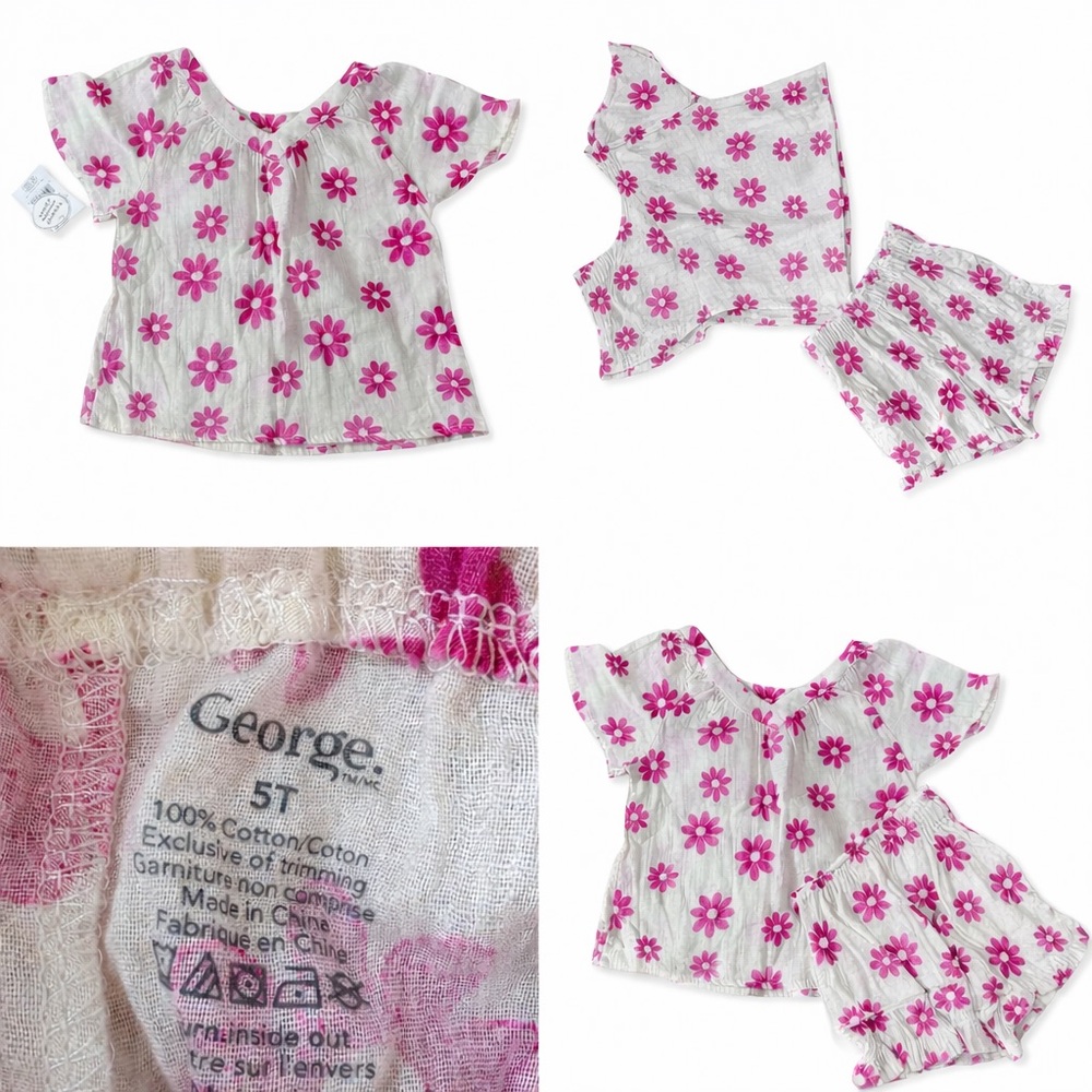 🌸 George Pink Floral Kids' Outfit